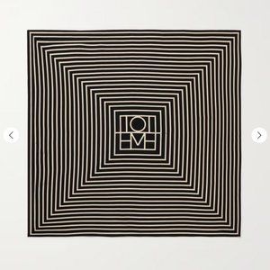 TOTEME Printed silk crepe de chine scarf